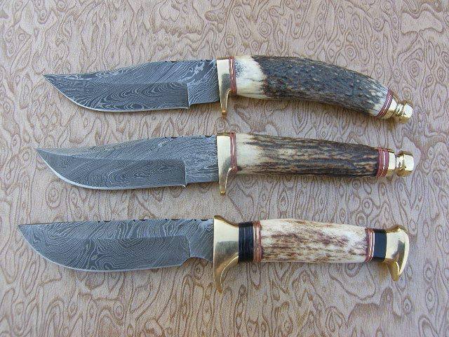 The Ultimate Hunter’s Companion: Custom Damascus Steel Hunting Knife | Antler Handle | 8.5 Inches | KBS Knives - Korvel