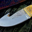 Premium Custom D2 Tool Steel Guthook Skinner Knife - Korvel