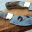 Artisan Crafted Deer Gut Hook Skinning Knife – Damascus Steel with Antler Handle - Korvel