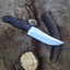 Premium D2 Steel Tactical Knife with Leather Sheath - Korvel