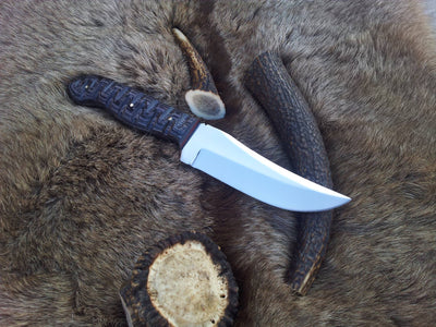 Premium D2 Steel Tactical Knife with Leather Sheath - Korvel