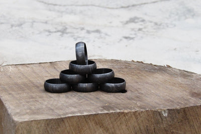 Handcrafted Damascus Steel Ring - Custom Sizes Available - Korvel