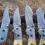 Trio Edge Damascus Steel Folding Pocket Knives Set – Elegant Everyday Carry - Korvel