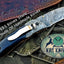 Exquisite Custom Damascus Steel Folding Knife with Pocket Clip - Korvel