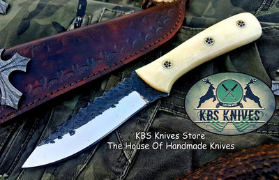 Premium Handcrafted 1095 High Carbon Steel Hunting and Skinning Knife - Korvel
