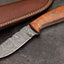 Premium Custom Damascus Steel Hunting and Camping Knife - Korvel