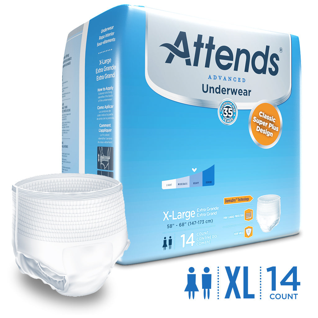 Attends Advanced Underwear - Alta Absorbencia