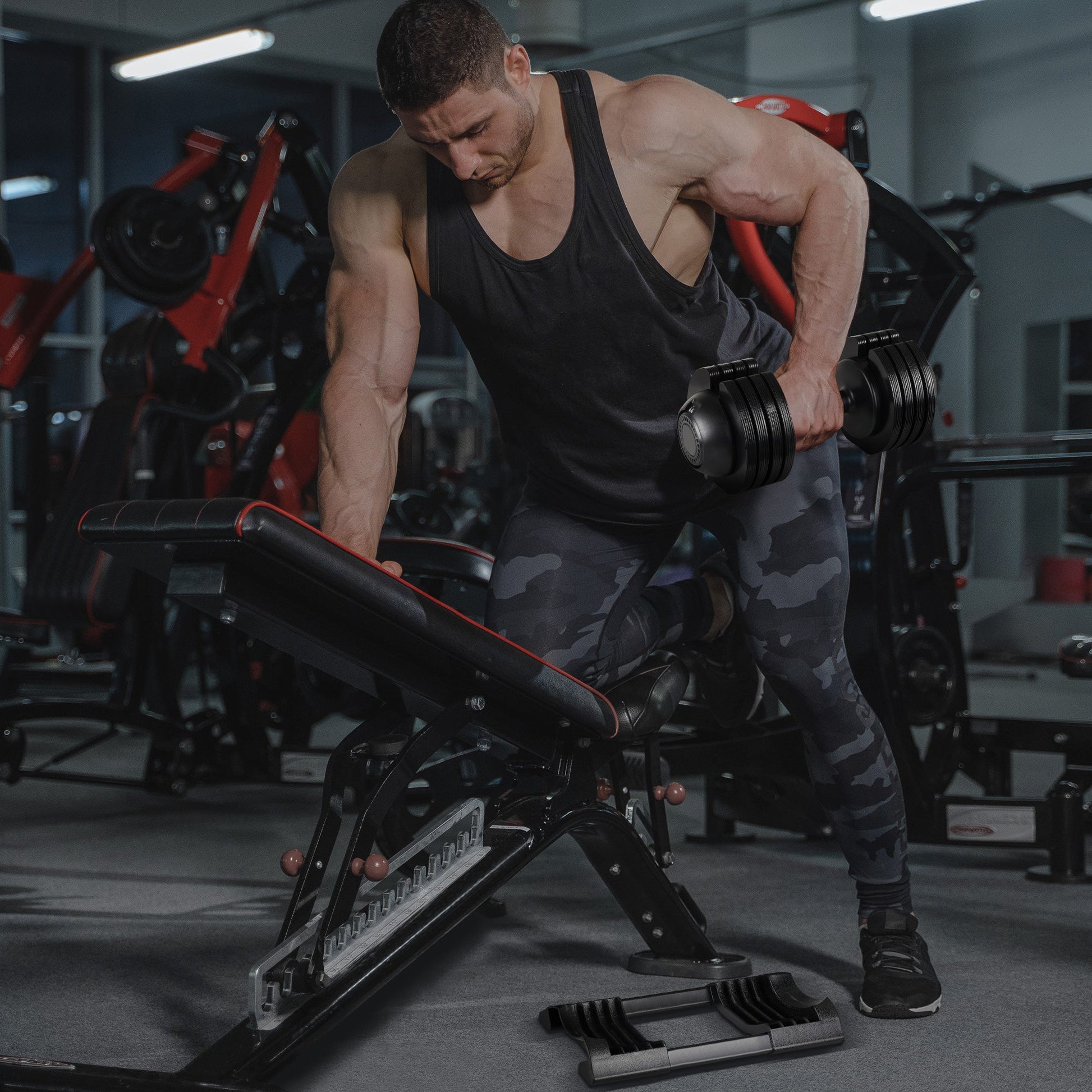 52LBS Adjustable dumbbell steel and plastic - Korvel