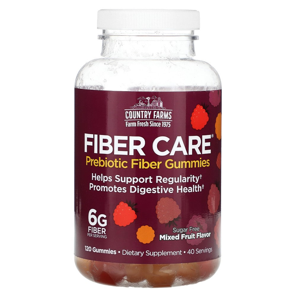 Gommes prébiotiques Fiber Care® de Country Farms – Saveur fruits mélangés