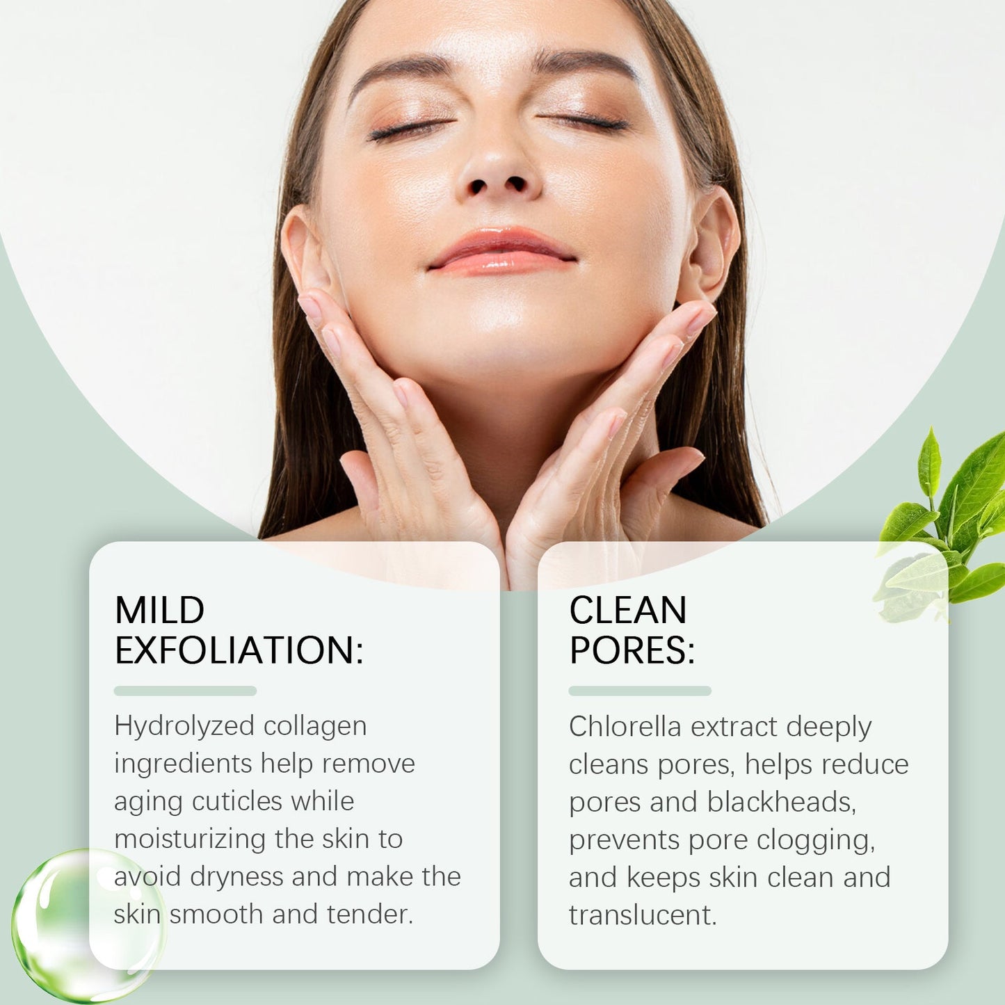Herbal Cleansing Gel For Gentle Skin Care, Cleansing, Hydrating And Pore Narrowing Facial Treatment - Korvel