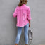 Veste Chemise Déchirée Fashion pour Femmes - Haut Décontracté Automne & Printemps