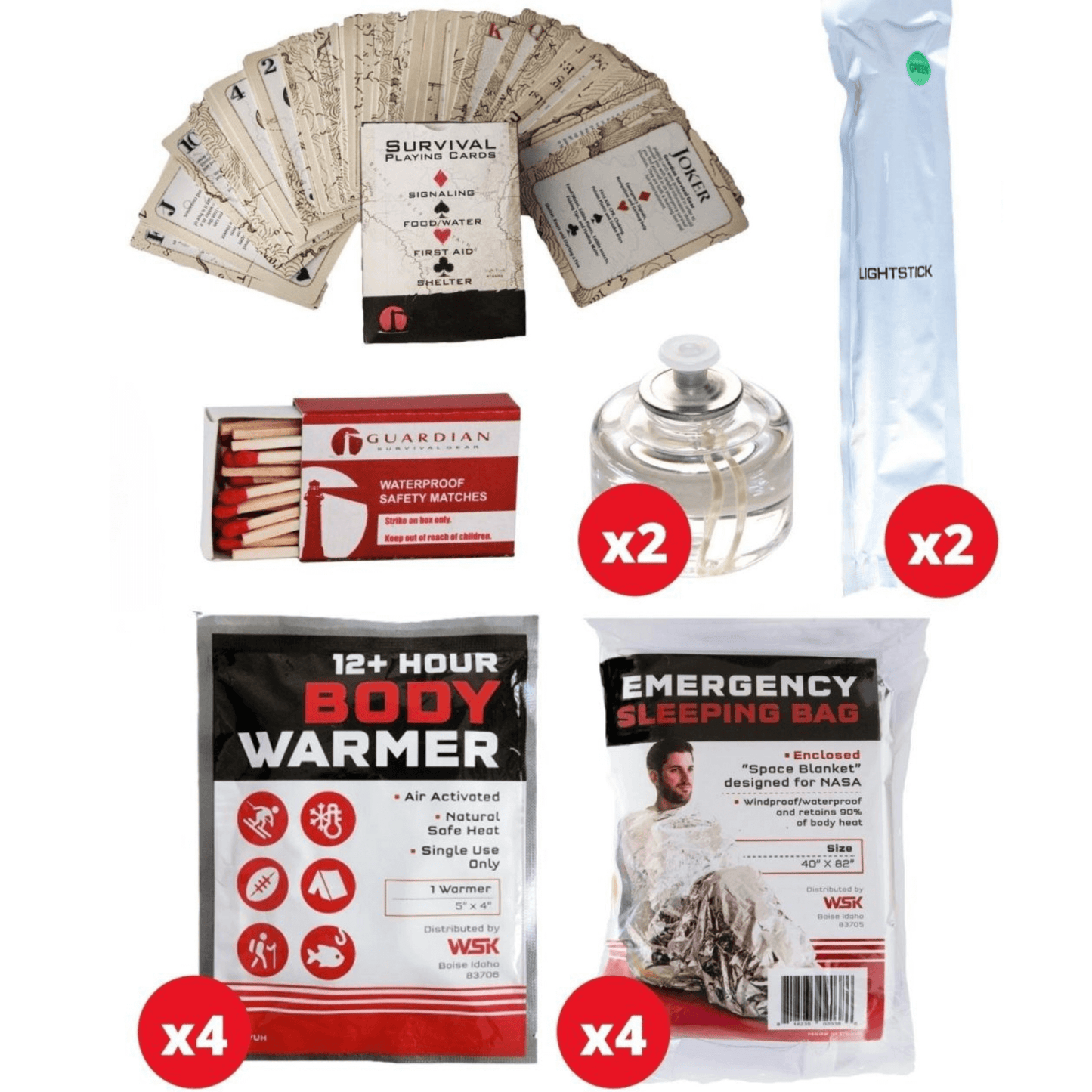 WSK Family Power Outage Emergency Survival Kit - Korvel