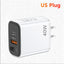 Chargeur de téléphone mobile numérique 40W PD+USB