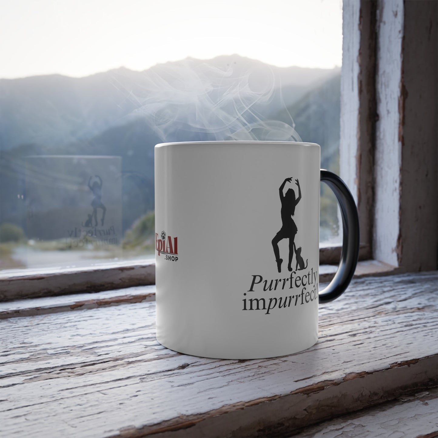Taza Purrfectly Impurrfect que Cambia de Color - 11oz