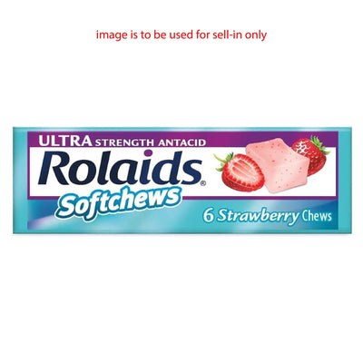 Rolaids® Soft Chews – Strawberry Flavor Antacid