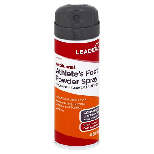 Leader Antifungal Foot Powder Spray - 4.6 Oz