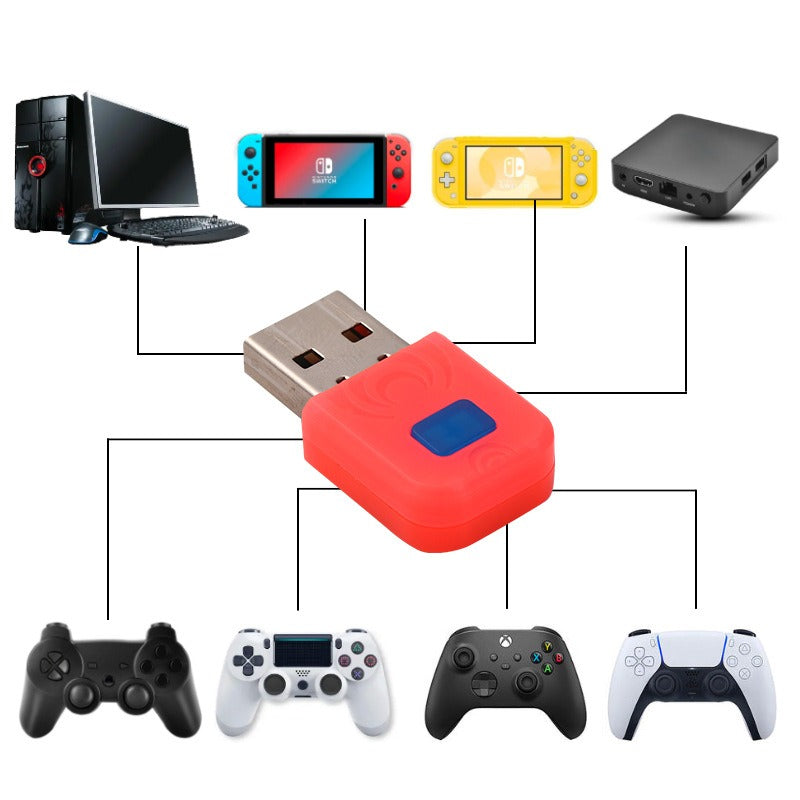Suitable for switch OLED controller converter suitable for PS5/PS4 controller Bluetooth receiver - Korvel