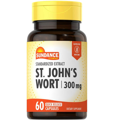 Sundance Vitamins® Millepertuis – 300 mg – 60 Capsules