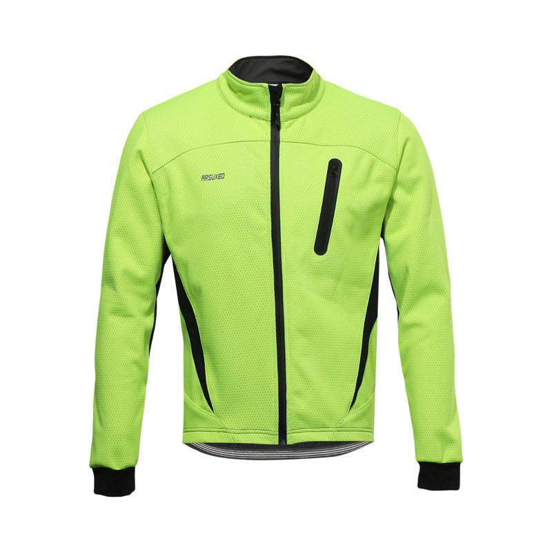 Arsuxeo Men's Fleece Cycling Jacket