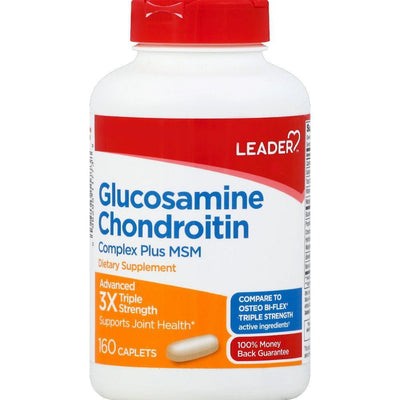 Leader Glucosamine Chondroitin - 160 Tablets for Joint Support