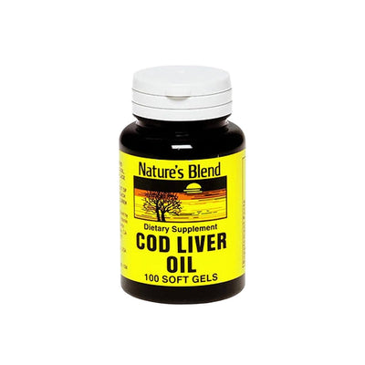 Aceite de Hígado de Bacalao Nature's Blend 400 Mg Cápsulas Blandas