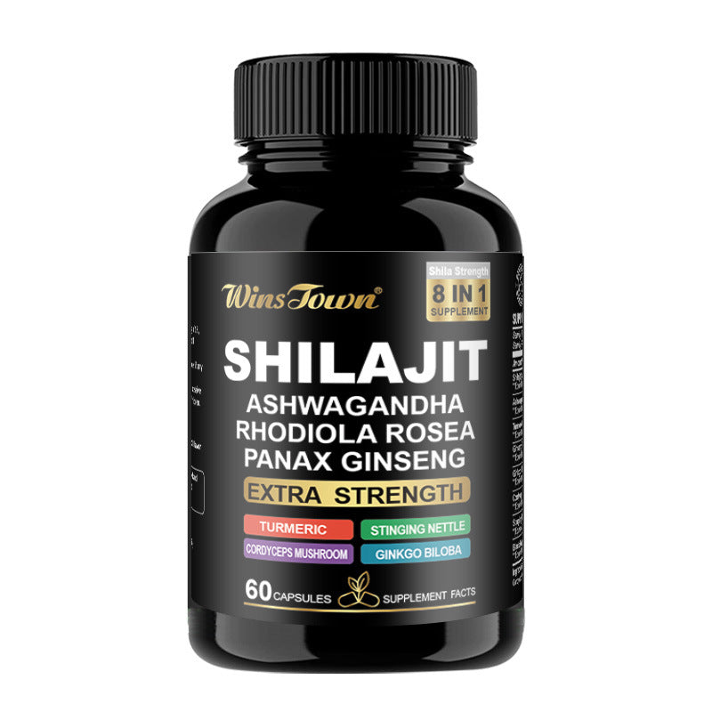 Pure Himalayan Shilajit Capsules with Ashwagandha