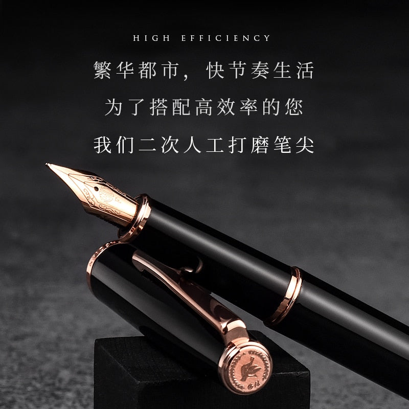 LT Hongdian 920 Rose Gold Fountain Pen - Elegant Writing Instrument