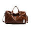 Grand Sac de Sport en Cuir Souple avec Compartiment à Chaussures
