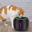 Fontaine à eau intelligente pour animaux de compagnie Gbruno 2,5 L avec lumière LED