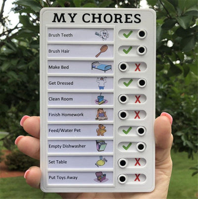 Premium Plastic Memo Checklist Board