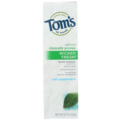 Tom's of Maine Wicked Fresh! Toothpaste - Cool Peppermint Flavor
