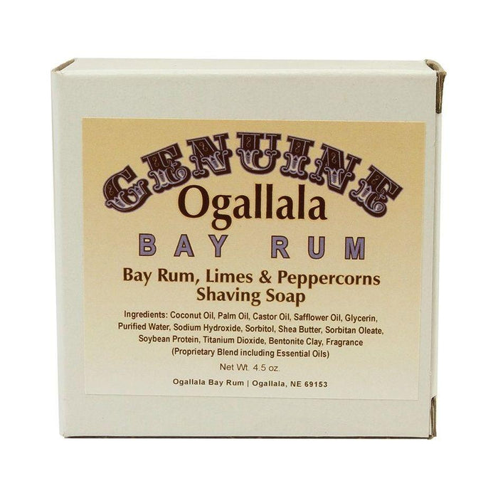 Savon à raser Ogallala Bay Rum avec citrons verts et poivre - 4,5 oz