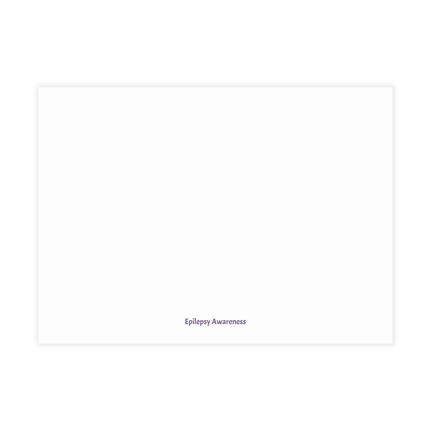“Still. Strong. Here.” Epilepsy Awareness Postcards - Lavender Horizon