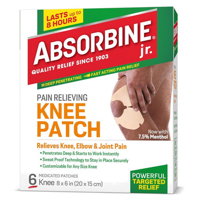 Absorbine Jr. Knee Pain Relief Patches - 12 Hour Comfort