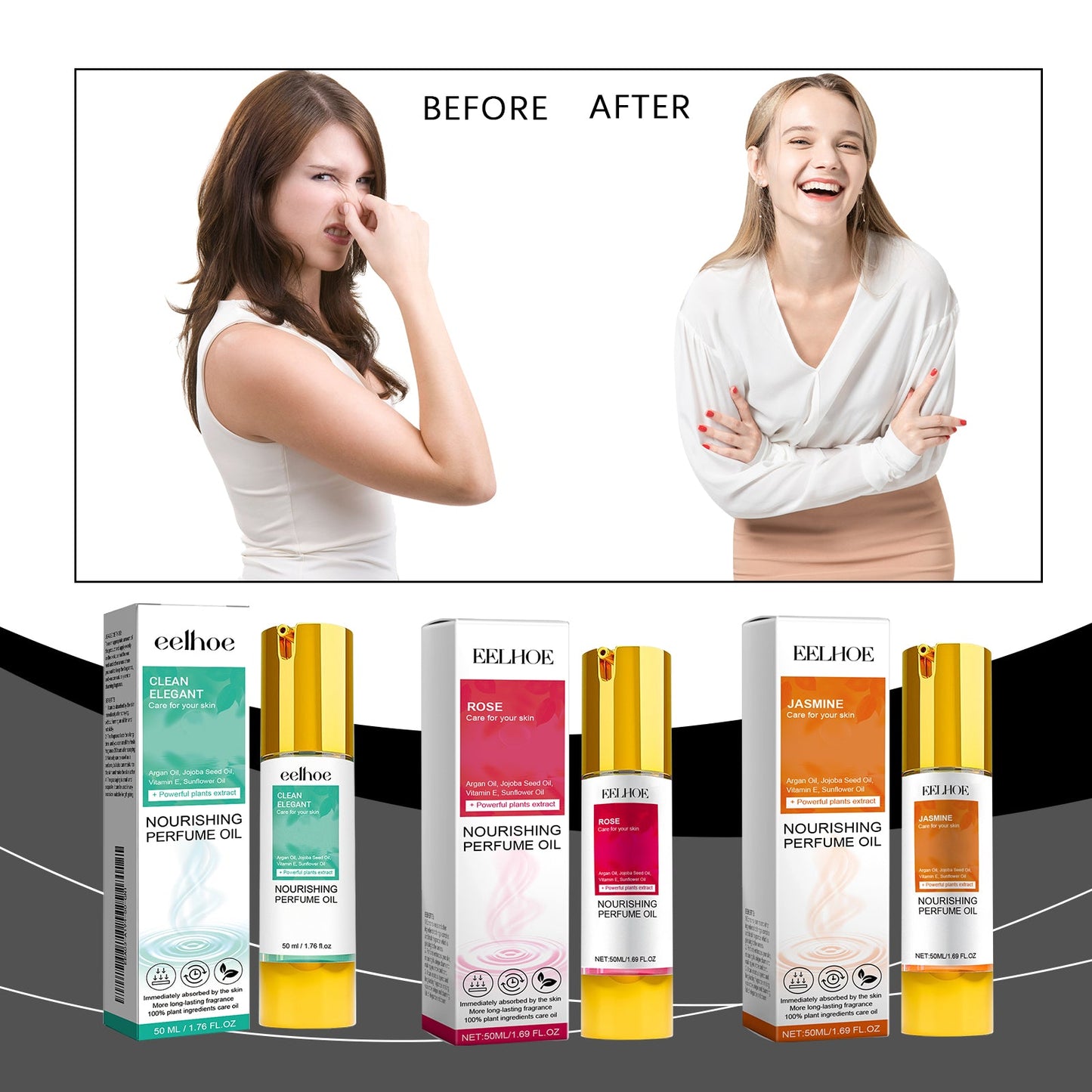 Ladies Fresh Perfume Series, Durable Light Fragrance Fresh Flower Fruit Dating Romantic Perfume - Korvel