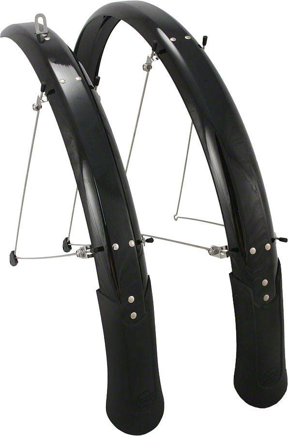 Juego de guardabarros Planet Bike Cascadia 29" x 65 - Negro