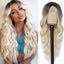 Premium Long Curly Hair Wig with Gradual Color Change
