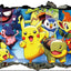 New 3D Pikachu Wall Sticker Pok é mon Wallpaper Self adhesive Cartoon Graffiti Anime Poster Children's Room PVC - Korvel