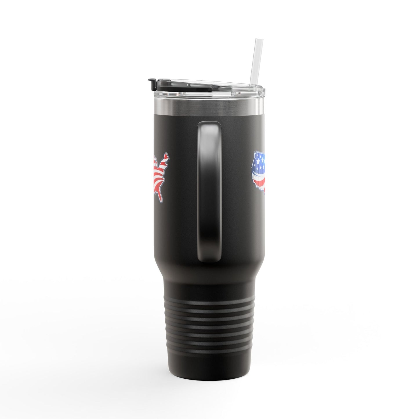 USA Map 40oz Insulated Tumbler with Handle
