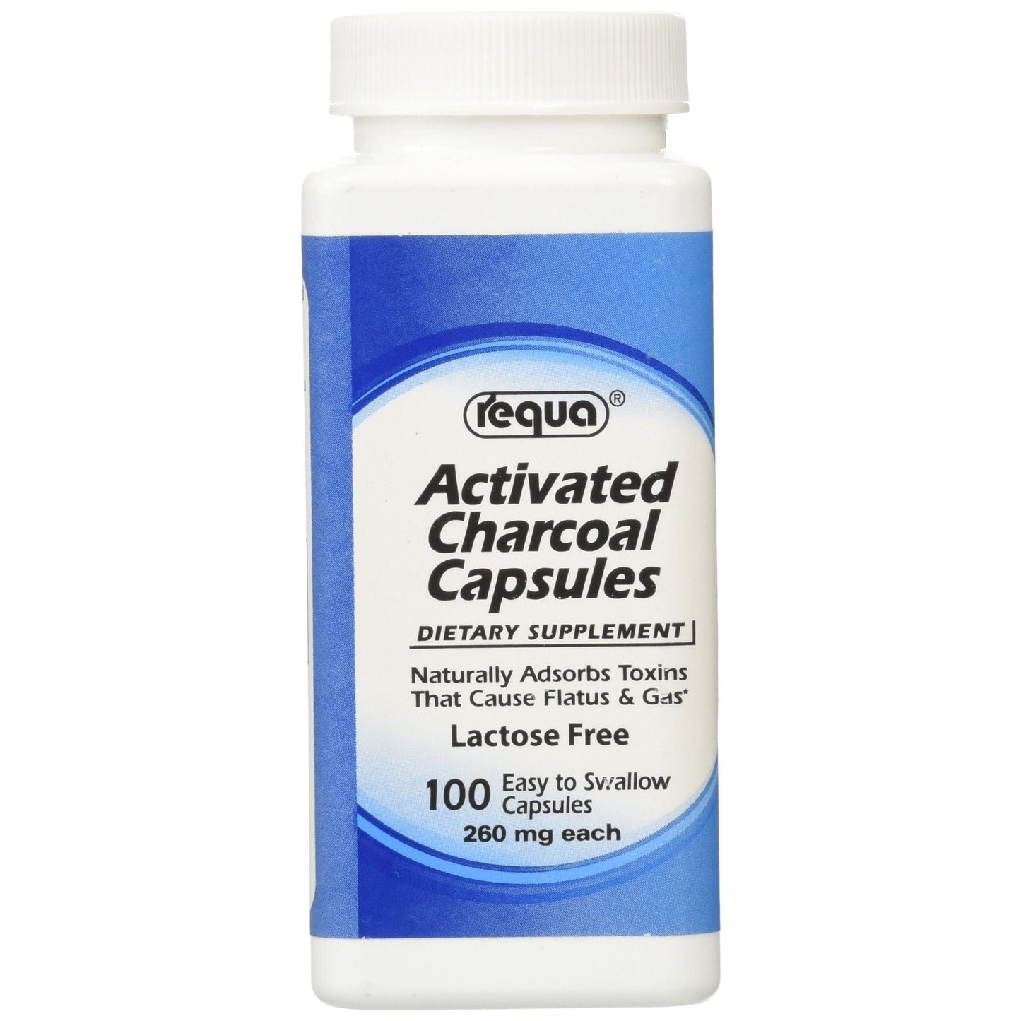 Carbón Activado Requa - 260 Mg - 100 Cápsulas