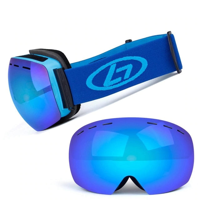Lunettes de ski premium avec protection UV et caractéristiques anti-buée
