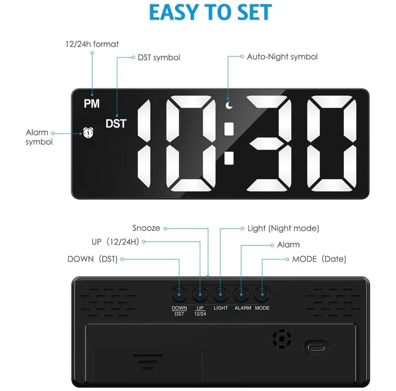 MiniGlow Invisble Clock - Korvel