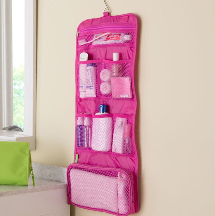 Portable Foldable Hanging Makeup Organizer for Travel