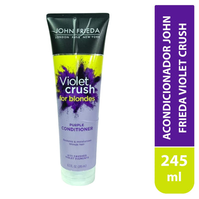 John Frieda Violet Crush Purple Conditioner for Blonde Hair - 8.3 Fl Oz