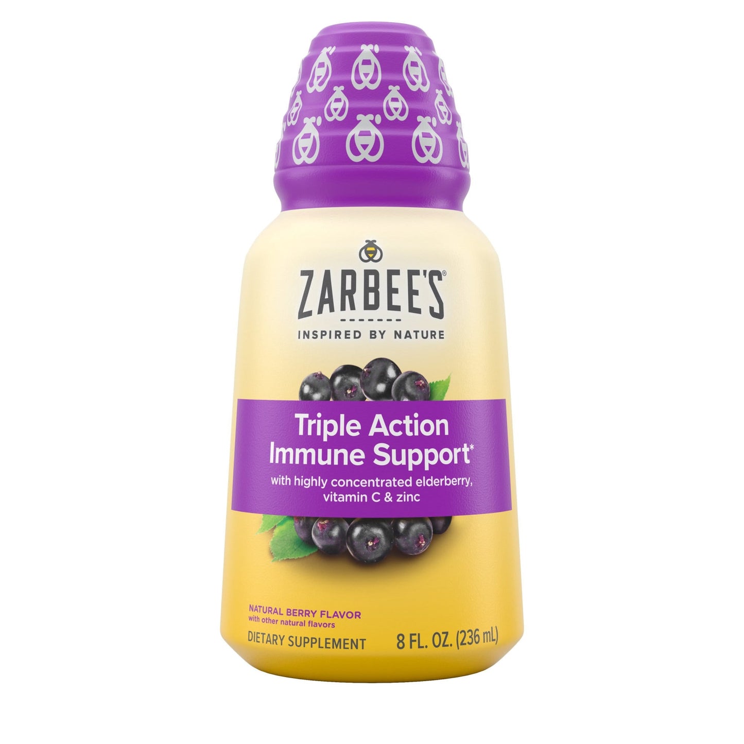 Zarbee's Naturals Black Elderberry Immune Support Syrup - 8 fl oz