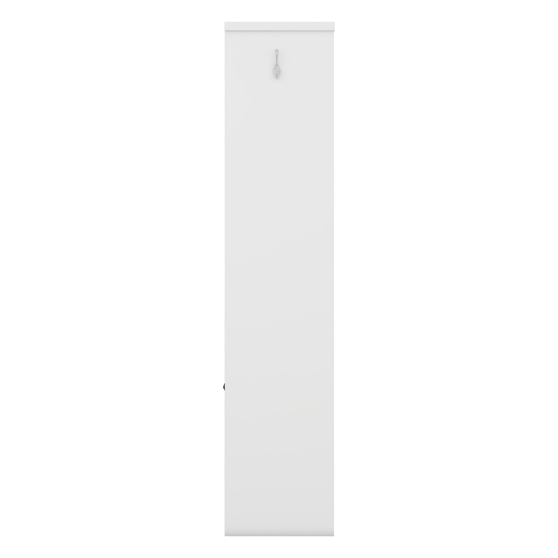Multi-functional Hall Tree with Storage Shelves Drawers Cabinet Elegant Hallway Shoe Cabinet with Bench Modern Coat Rack White - Korvel