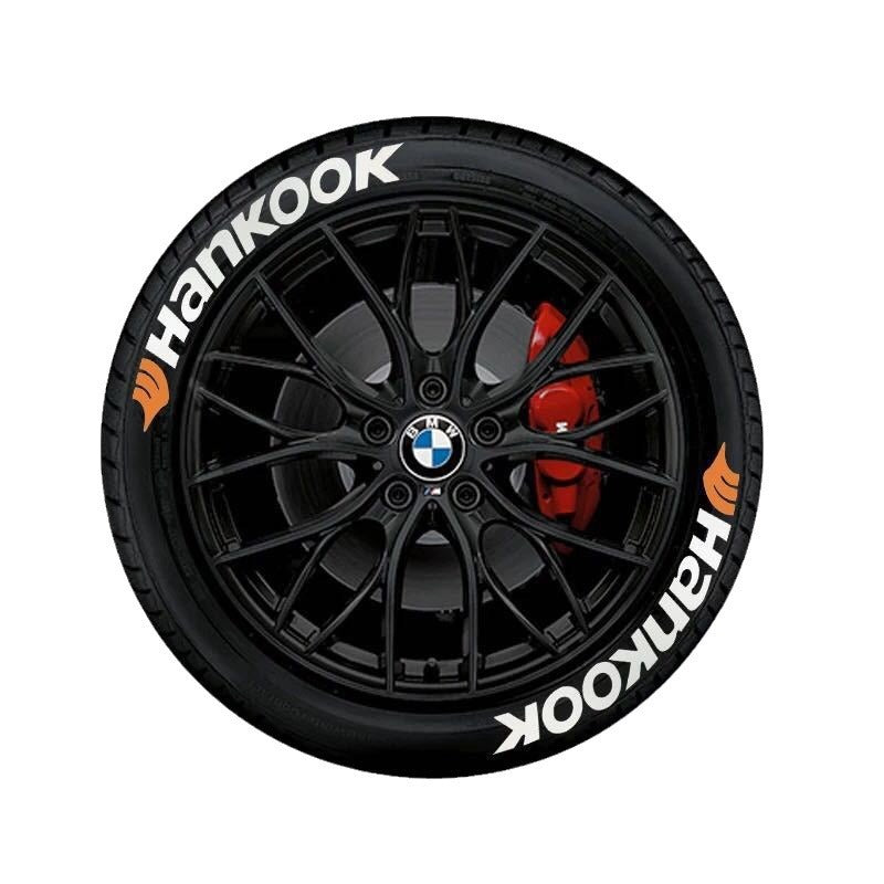 【 Font Set 】 Car Tire Stickers Tire Letter Stickers English Letter 3D Stereoscopic Stickers - Korvel