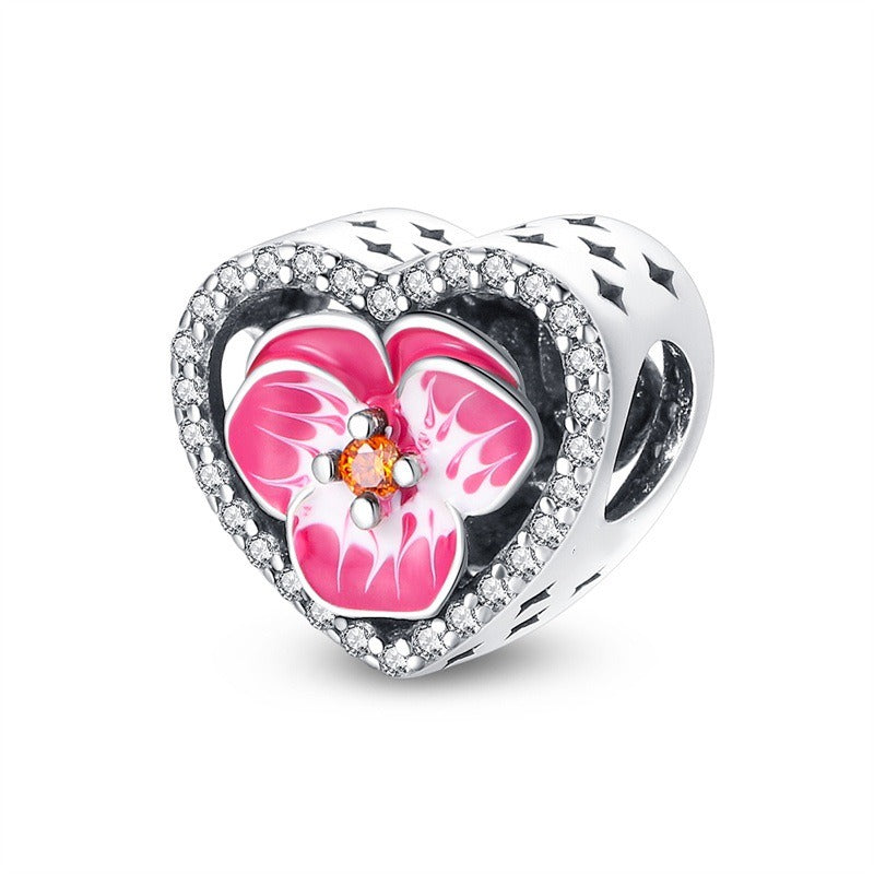 Elegant Butterfly Flower Thread Safety Bead Fixing Clip