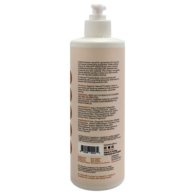 Loción Corporal Castile de Dr. Natural - Manteca de Karité y Vainilla - 16 Oz