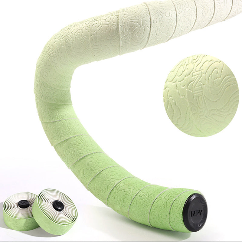 Premium Road Bike Handlebar Tape - Gradient Cloud Design